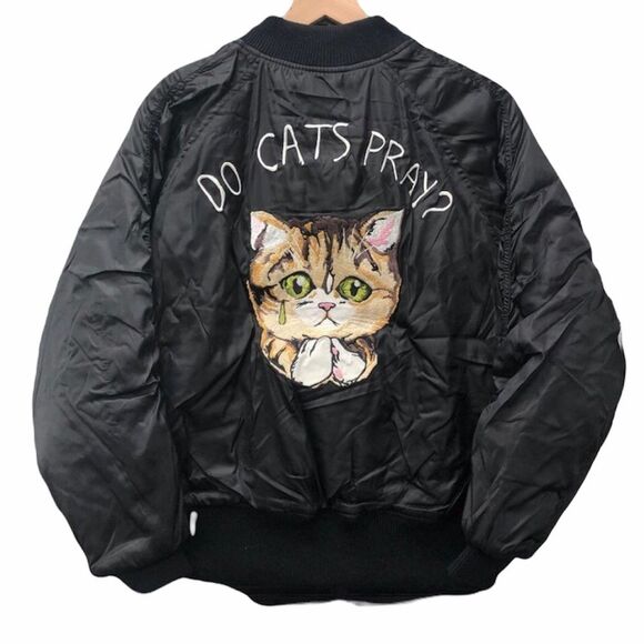 New UNIF Do Cats Pray Jacket - Size Small - Picture 2 of 6